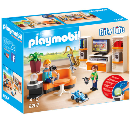 Playmobil 9267 wohnzimmer mit - wohnzimmer,