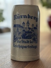Bierkrug 1 Liter Nürnberg die Stadt der Reichsparteitage