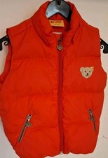 🌞 Süße Steiff Daunenweste Weste Steppweste Jacke ohne Ärmel Gr 86 GEPFLEGT 🌞