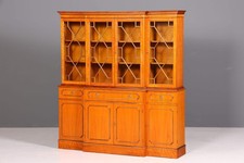 Traumhafte Englische Vitrine Bücherschrank Buffet Antik Stil Englisch Eibe