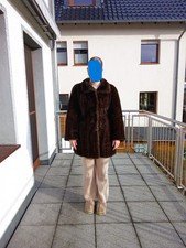 Echte Pelzjacke Nerz dunkelbraun Vintage
