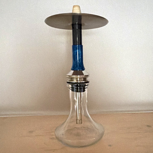 Shisha wasserpfeife aus glas - aus,