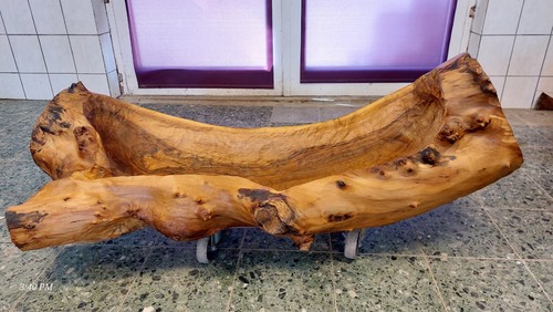 Große dekorative holzschale - große,