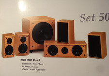 HomeCinema Lautsprecher-Set m. Aktiv-Subwoofer SHERWOOD 5000 Plus 1 schwarz