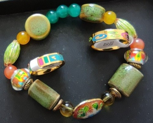Armband keramikperlen - armband,