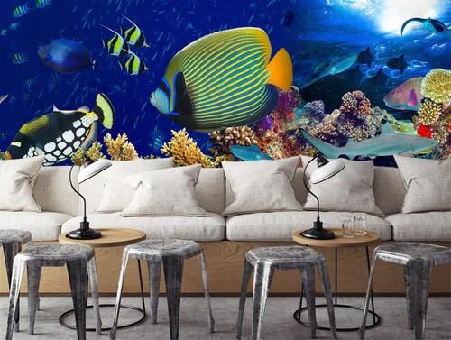 Gestreifter fisch q2279 - gestreifter,
