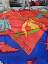 Designertuch, Seidentuch CHRISTIAN LACROIX, reine Seide, vintage,Paris