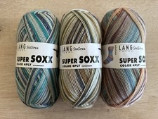 3x 100g Sockenwolle 4-fach/