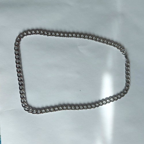 Silberfarbene panzerkette - silberfarbene,