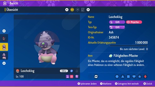 Non shiny laschoking galar - shiny,