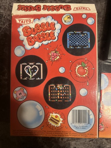 Bubble bobble nintendo nes - bubble, (nintendo