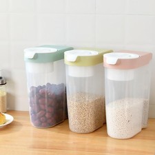  2,5 l Getreidespeicher mit Waage Kunststoff-Vorratsbehälter versiegelt Dose