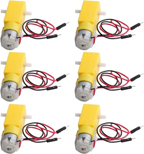 Getriebemotor 6er set 6v - dc-getriebemotor, 3-6v