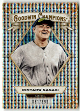 2025 Upper Deck Goodwin Champions No. 9 Rintaro Sasaki Orange Dots 61/399