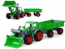 Traktor mit Anhänger & Lader