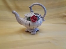 Blumen Gießkanne mit Rose 1,25 l Art Italien