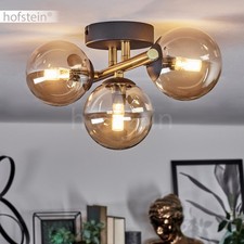 Retro Deckenlampe aus Glas und