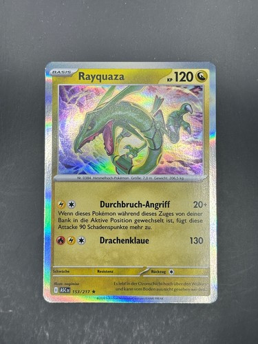 Rayquaza 153 217 rare ascended - 153/217,