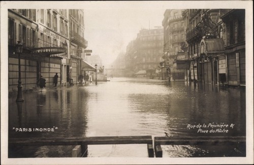 Postkarte paris viii - paris, rue