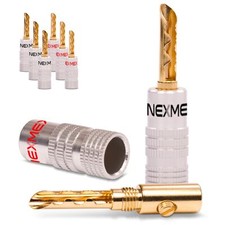 8x Hohl Bananenstecker NEXMEX