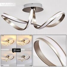 nickel-matt LED Decken Lampe