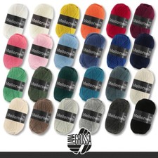Lana Grossa 100 g Meilenweit 100 Uni Stricken Wolle Schurwolle Basteln 24 Farben