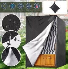 Strandkorb Schutzhülle Winterfest 420D Strandkorbhülle XXL Abdeckhaube Abdeckung