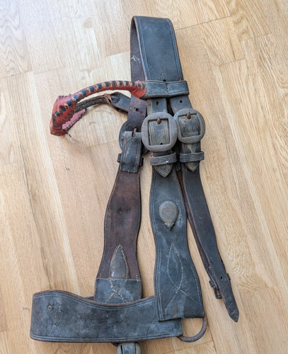 Vintage schwarz leder schwer - vintage,