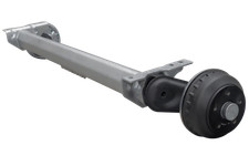 Gebremste AL-KO COMPACT Achse für schwere Anhänger und Autotransporter 1350kg 12