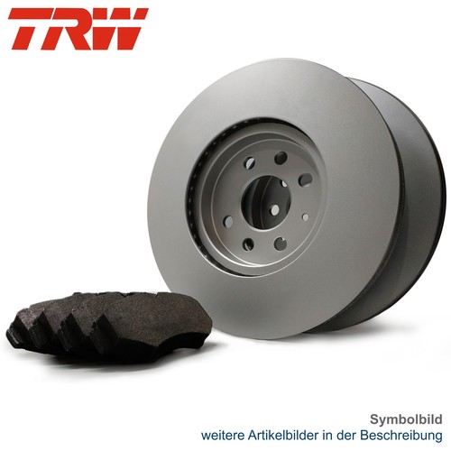 Trw bremsscheiben set - trw, +