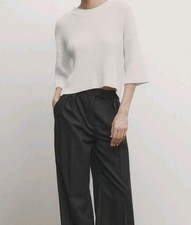 MASSIMO DUTTI, Sommerpulli, Crop, Pulli, Kurzarm, L, 38/ 40 ,  Neu, Viskose