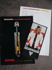 Prospekte Koni Stossdämpfer Werbemittel Sportswear BMW Yamaha Honda Motorsport