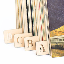 Vinyl Record Dividers AZ Set
