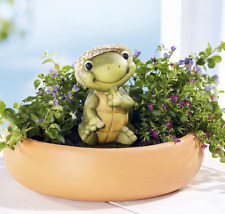 PFLANZSCHALE Schildkröte PFLANZTOPF DEKOTOPF BLUMENTOPF KÜBEL PFLANZGEFÄSS 