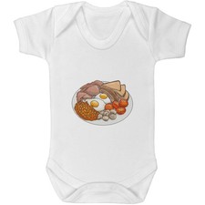 "Full English Breakfast" Baby Grows / Bodys (GR038132)