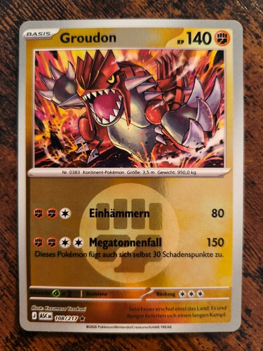 Groudon reverse holo - reverse, |
