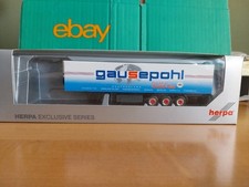 Herpa LKW Kühl Auflieger  Gausepohl Fleisch mit  Alufelgen Schmutzfänger H0 1:87