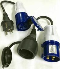  2x CEE Adapter Kupplung Stecker 230V  Wohnwagen Boot Caravan