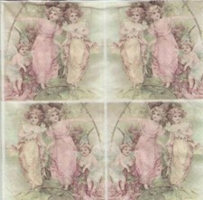 3 Servietten ~  Engel  Elfen