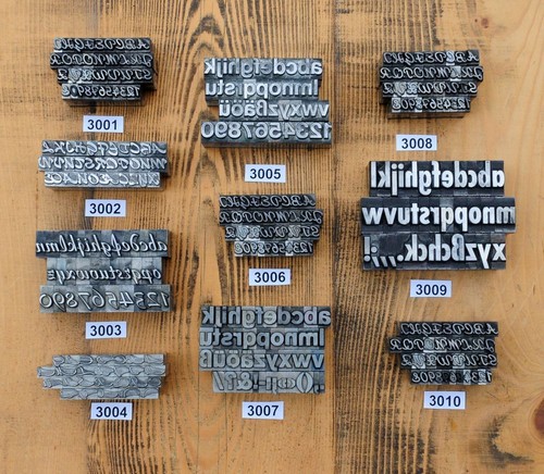 Bleischrift set zur - set,