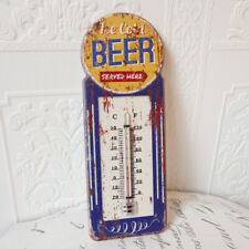 Thermometer Blechschild