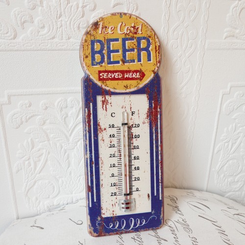 Thermometer blechschild - thermometer,