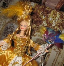 KÖNIGIN  MARIE ANTOINETTE barbie Maskenball  VENEDIG  unikat ooak handmade