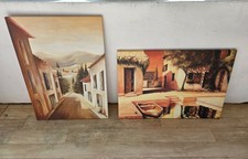 2er Set XXL Leinwandbilder (je