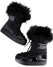 SCHNEESTIEFEL MIT DICKEM FELL DAMEN WARMWETTERBESTÄNDIGE WINTERSCHUHE