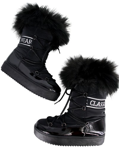 Schneestiefel mit dickem - schneestiefel,