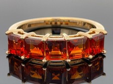 RING GR.18 (CA.56) AUS 925/-SILBER VERG. MIT MADEIRA CITRIN SCHMUCKJAGD