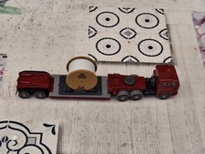 K-1w Wiking 1/87 Tieflader mit Kabeltrommel Magirus weinrot