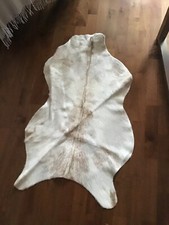 Ziegenfell, 65x95, neu, weiß