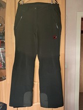 Schwarze Ski Hose Gr.42 Mammut Soft Tech, Neu